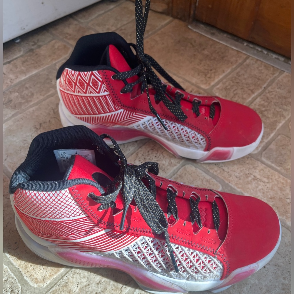 Youth White Air Jordan XXXVIII Shoes